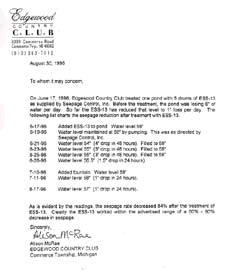 Edgewood Country Club Pond